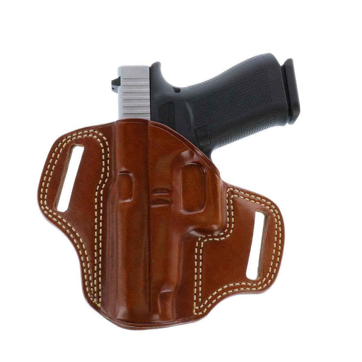 Galco Combat Master Glock 17 Outside The Waistband Right Holster - Tan Galco Combat Master Glock 17 Outside The Waistband Right Holster - Tan