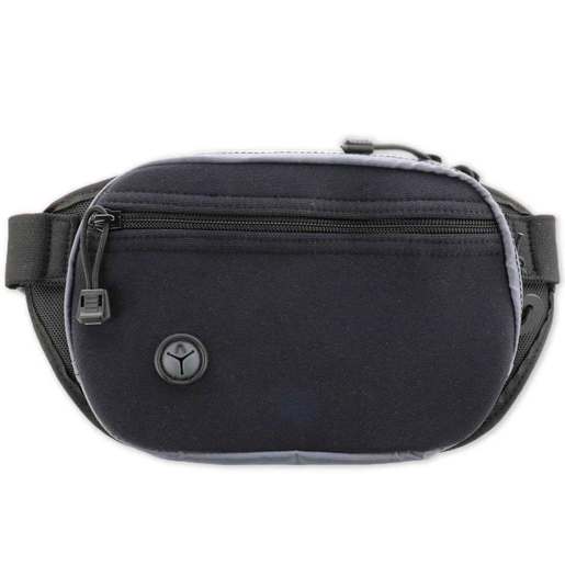 Galco Fastrax PAC Waistpack (Compact) Ambidextrous Holster – Black/Gray – Black/Gray