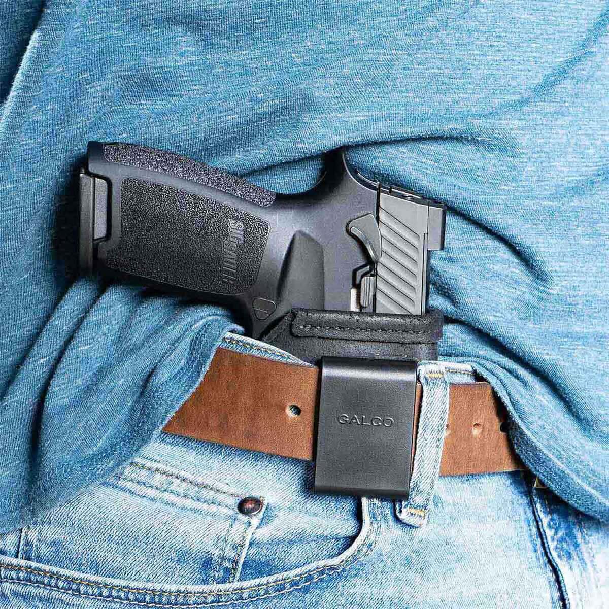 Galco Stow-N-Go Sig-Sauer P250 Compact 9/40 Inside the Waistband Right Hand Holster - Black Galco Stow-N-Go Sig-Sauer P250 Compact 9/40 Inside the Waistband Right Hand Holster - Black