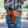 Galco Super Wrangler 5-1/2in Outside the Waistband Right Holster - Tan