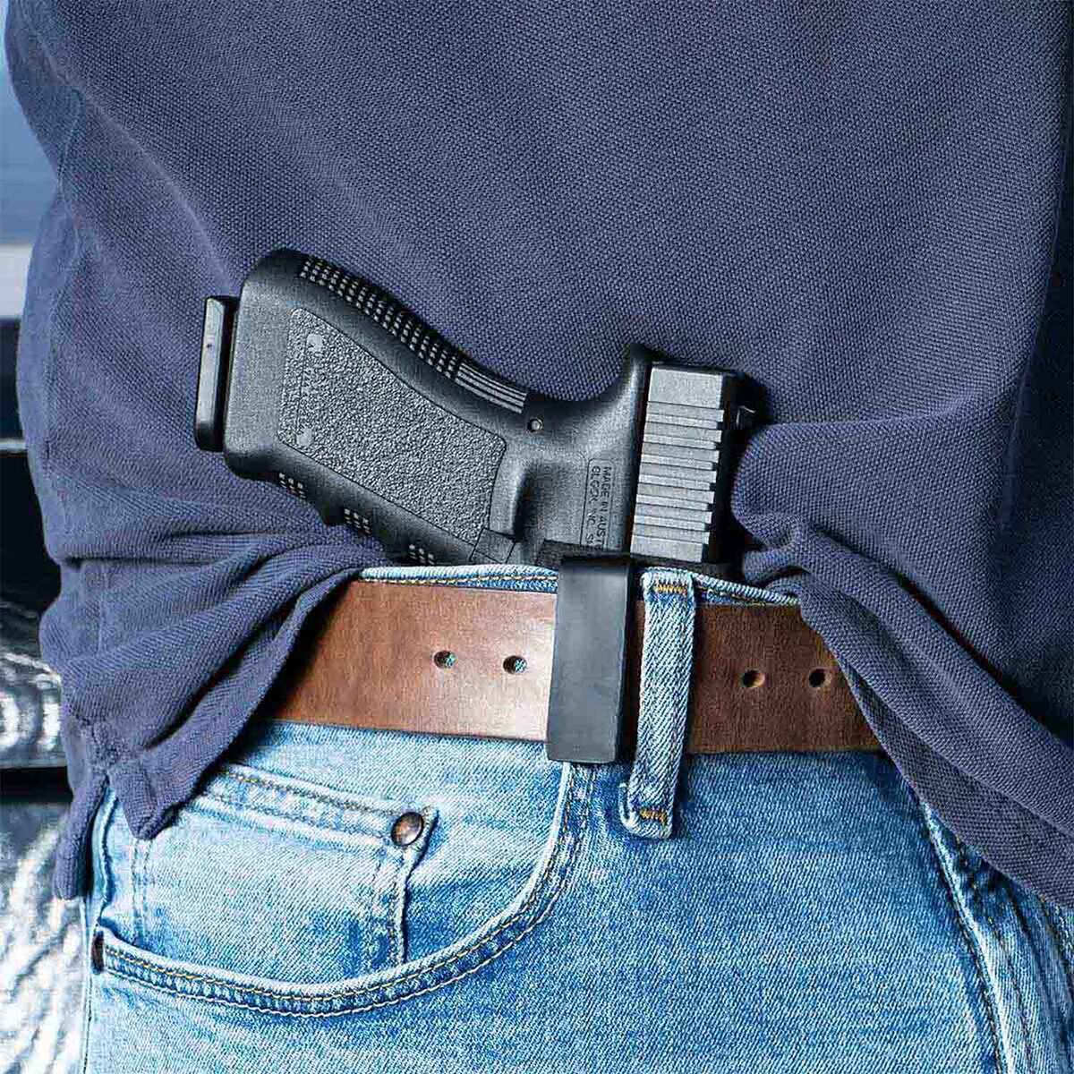 Galco Tuck-N-Go 2.0 Strongside/Crossdraw Smith & Wesson M&P 380 w/CTC Inside the Waistband Ambidextrous Holster - Black Galco Tuck-N-Go 2.0 Strongside/Crossdraw Smith & Wesson M&P 380 w/CTC Inside the Waistband Ambidextrous Holster - Black