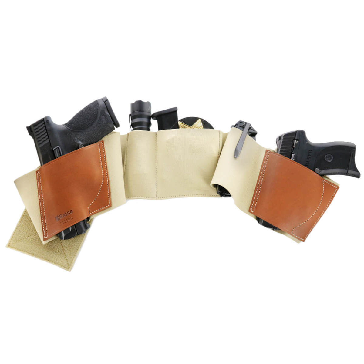 Galco Underwraps Belly Band 2.0 Medium Ambidextrous Holster - Khaki - Khaki Medium Galco Underwraps Belly Band 2.0 Medium Ambidextrous Holster - Khaki - Khaki Medium