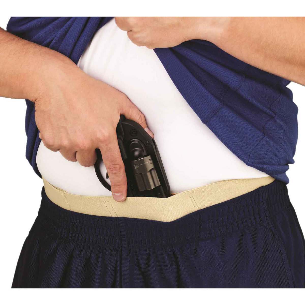 Galco Underwraps Belly Band 2.0 Medium Ambidextrous Holster - Khaki - Khaki Medium Galco Underwraps Belly Band 2.0 Medium Ambidextrous Holster - Khaki - Khaki Medium