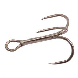 Gamakatsu Barbless Treble Hook - Bronze Size 1/0
