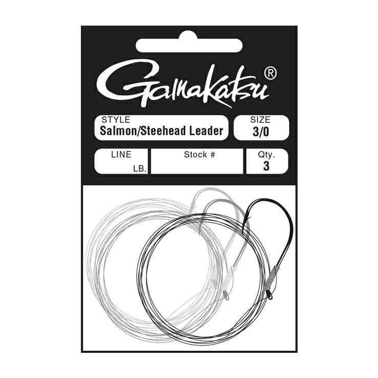 Gamakatsu 217312-15 Salmon/Steelhead Leader - 3 pack