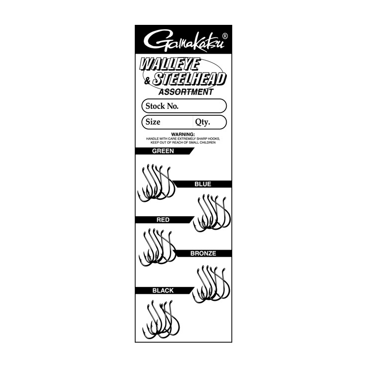 Gamakatsu Walleye Assortment - 5 Color Assortment 2 Gamakatsu Walleye Assortment - 5 Color Assortment 2