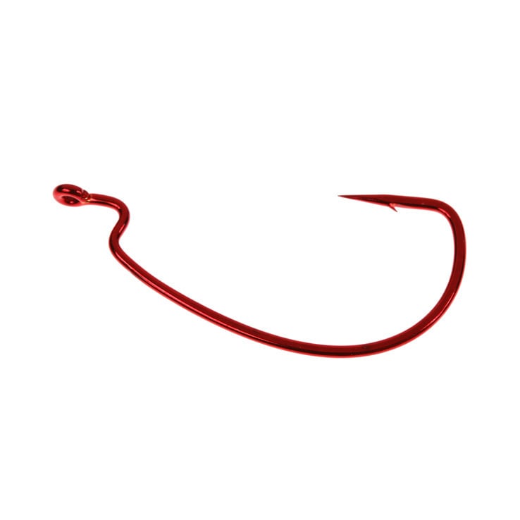 Gamakatsu Red Offset EWG Superline Worm Hook — Discount Tackle