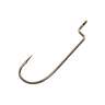 Gamakatsu Offset Shank O'Shaughnessy Bend Worm Hook - Bronze, 1/0, 6pk - Bronze 1/0
