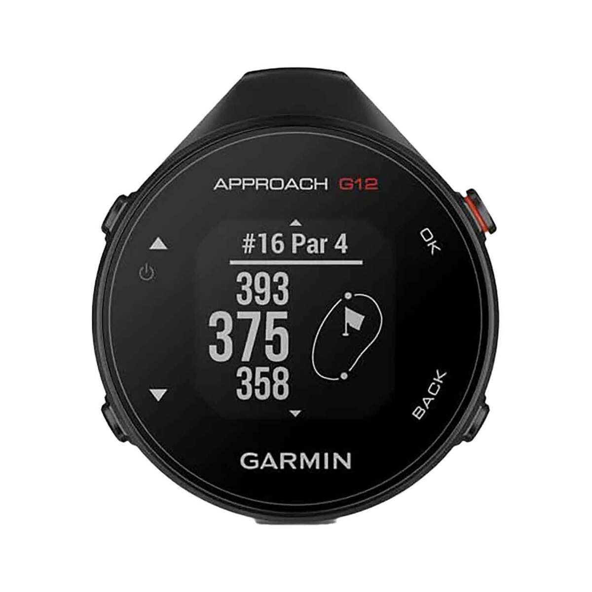 Garmin Approach G12 Clip-on Golf GPS Rangefinder - Black - Black Garmin Approach G12 Clip-on Golf GPS Rangefinder - Black - Black