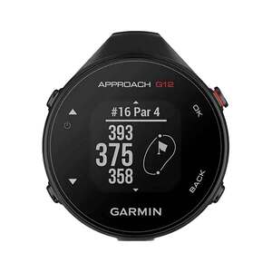 Garmin Approach G12 Clip-on Golf GPS Rangefinder - Black