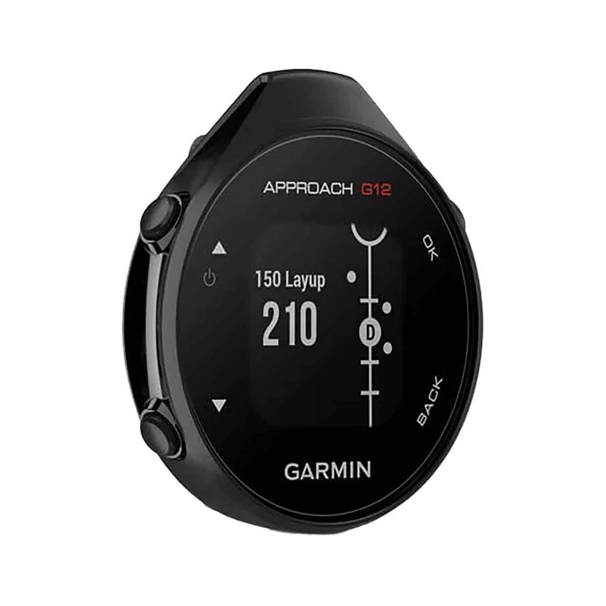Garmin Approach G12 Clip-on Golf GPS Rangefinder - Black - Black Garmin Approach G12 Clip-on Golf GPS Rangefinder - Black - Black