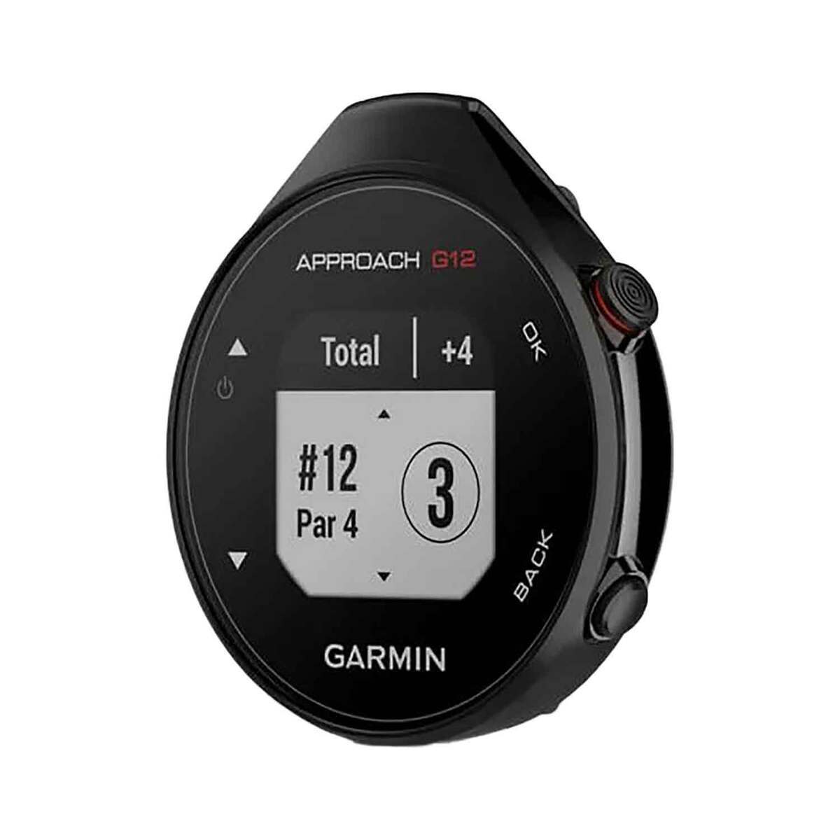 Garmin Approach G12 Clip-on Golf GPS Rangefinder - Black - Black Garmin Approach G12 Clip-on Golf GPS Rangefinder - Black - Black