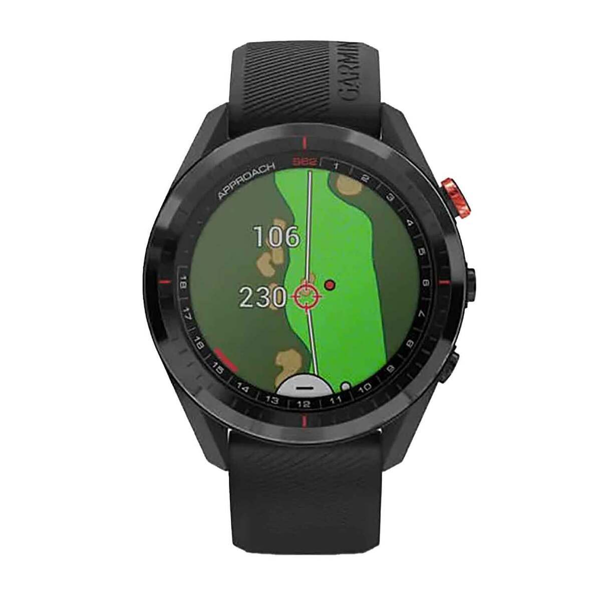 Garmin Approach S62 Golf GPS Watch - Black Ceramic Bezel with Black Silicone Band - Black Ceramic Bezel Garmin Approach S62 Golf GPS Watch - Black Ceramic Bezel with Black Silicone Band - Black Ceramic Bezel