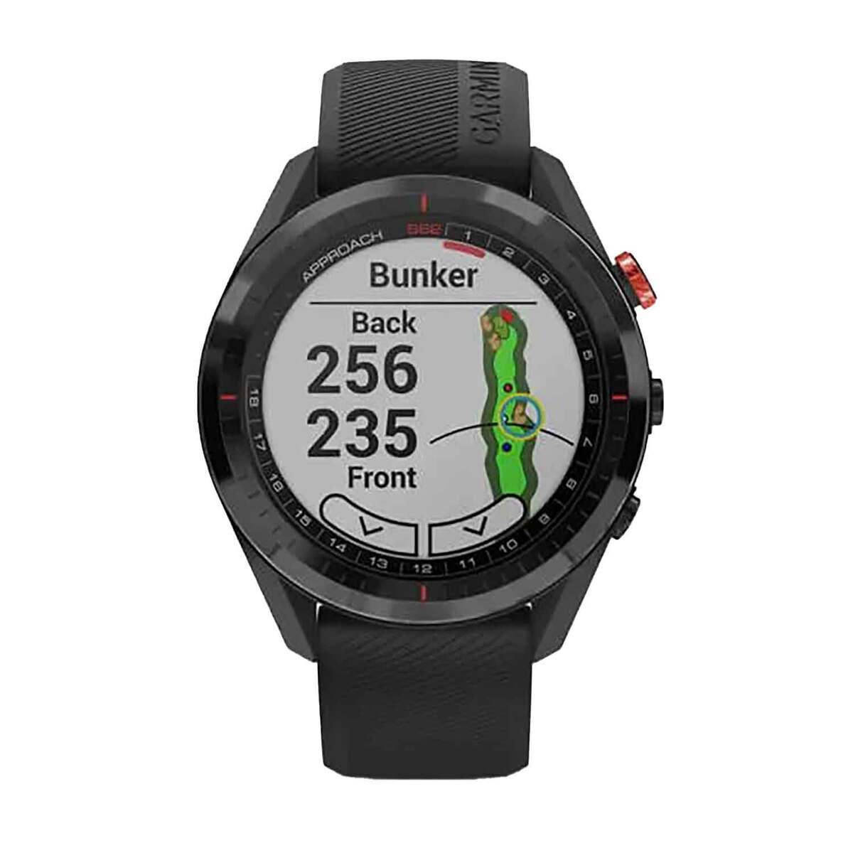 Garmin Approach S62 Golf GPS Watch - Black Ceramic Bezel with Black Silicone Band - Black Ceramic Bezel Garmin Approach S62 Golf GPS Watch - Black Ceramic Bezel with Black Silicone Band - Black Ceramic Bezel