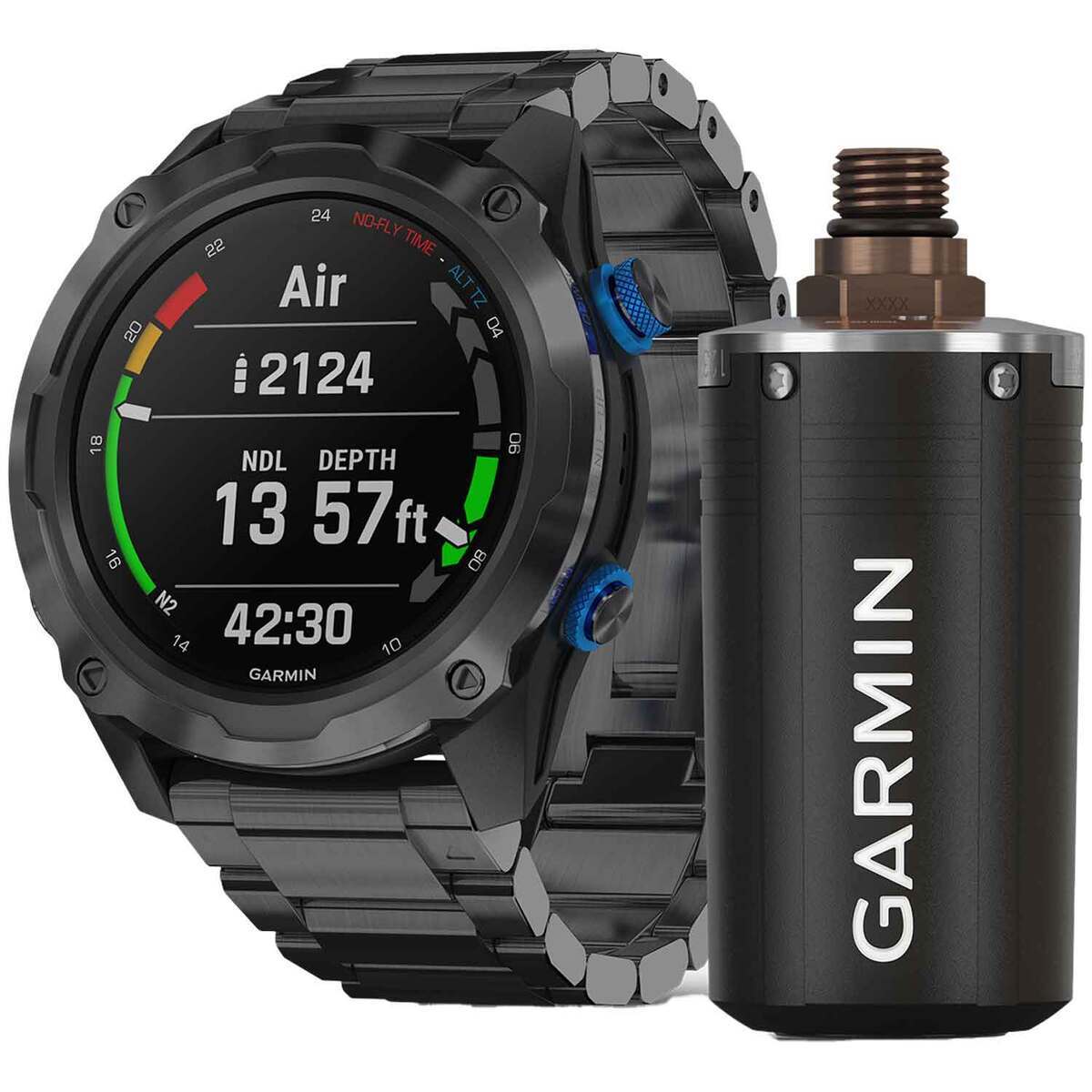 Garmin Descent Mk2i Bundle with Titanium Band and Descent T1 GPS Watch - Carbon Gray Garmin Descent Mk2i Bundle with Titanium Band and Descent T1 GPS Watch - Carbon Gray