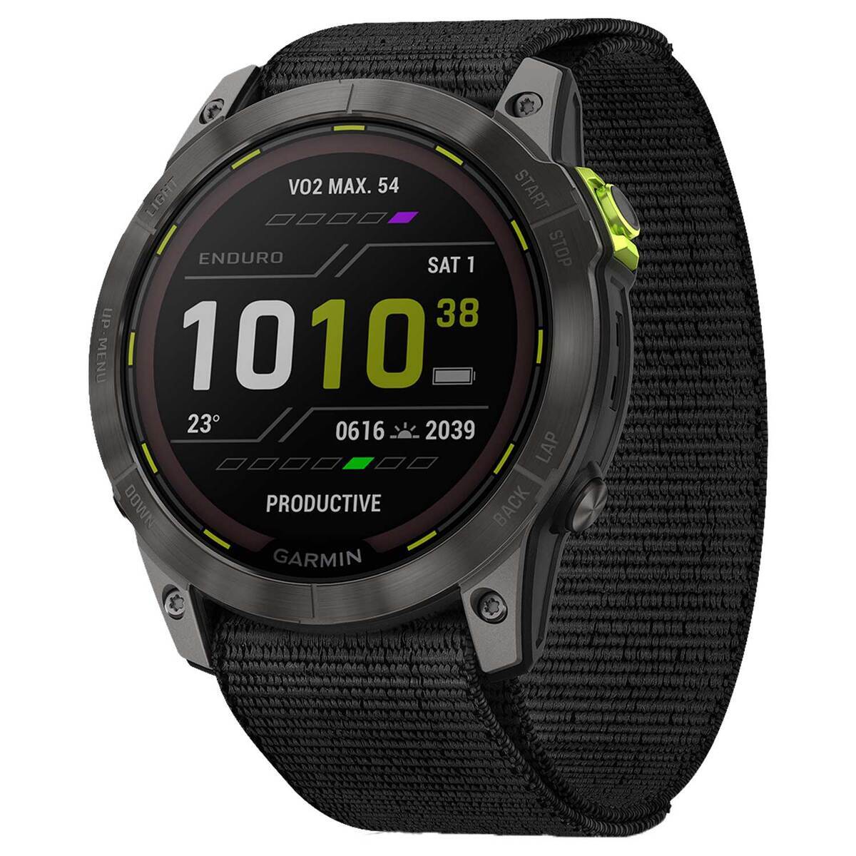 Garmin Enduro 2 GPS Smartwatch - Carbon Gray DLC Titanium with Black - Carbon Gray DLC Titanium with Black Garmin Enduro 2 GPS Smartwatch - Carbon Gray DLC Titanium with Black - Carbon Gray DLC Titanium with Black