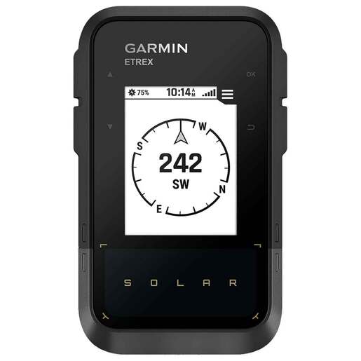 Garmin eTrex Solar Handheld GPS – Black 1.3in x 1.7in