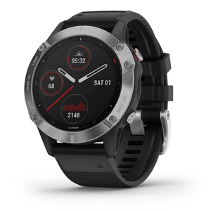Garmin fenix 6 GPS Watch - Silver/Black