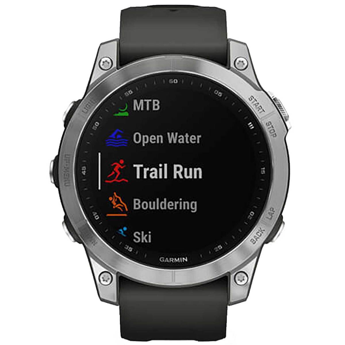 Garmin Fēnix 7 GPS Watch - Silver - Silver/Black Garmin Fēnix 7 GPS Watch - Silver - Silver/Black