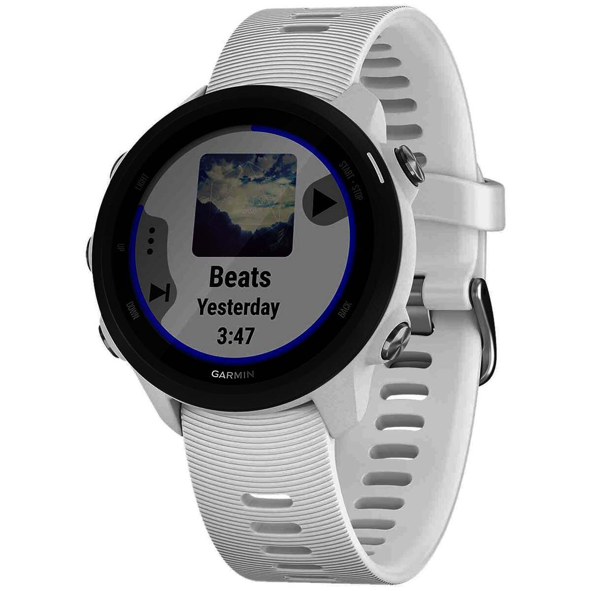 Garmin Forerunner 245 Music GPS Watch - White - White Garmin Forerunner 245 Music GPS Watch - White - White