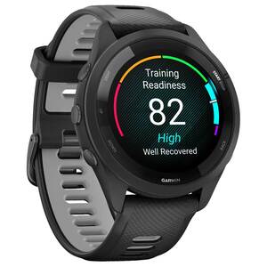 Garmin Forerunner 265 GPS Smartwatch - Black Bezel with Black/Power Gray Garmin Forerunner 265 GPS Smartwatch - Black Bezel with Black/Power Gray