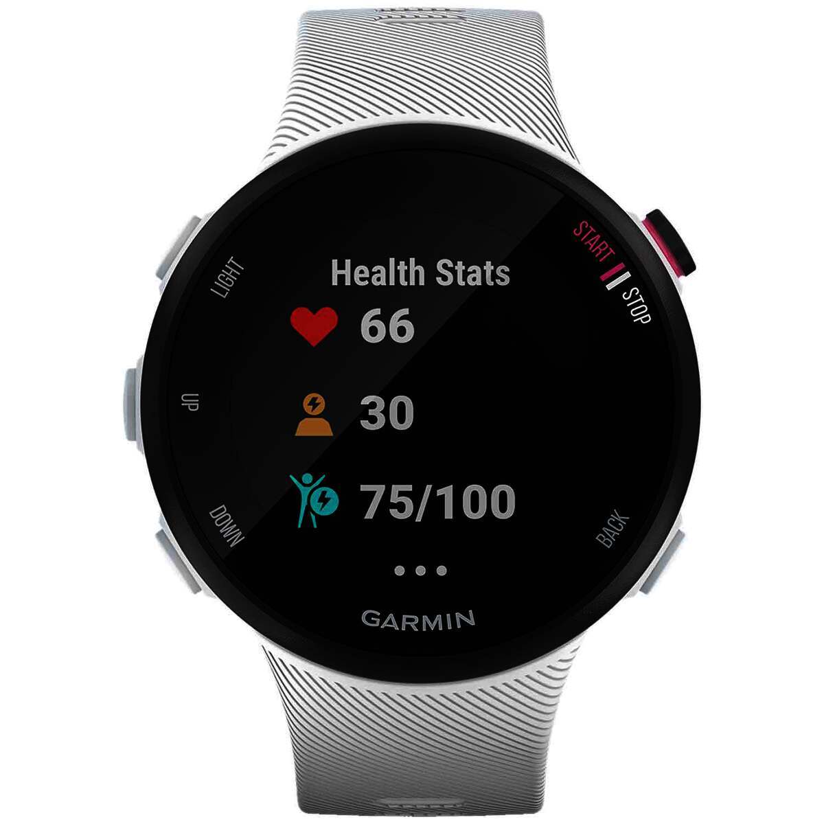 Garmin Forerunner 45S GPS Watch - White - White Garmin Forerunner 45S GPS Watch - White - White