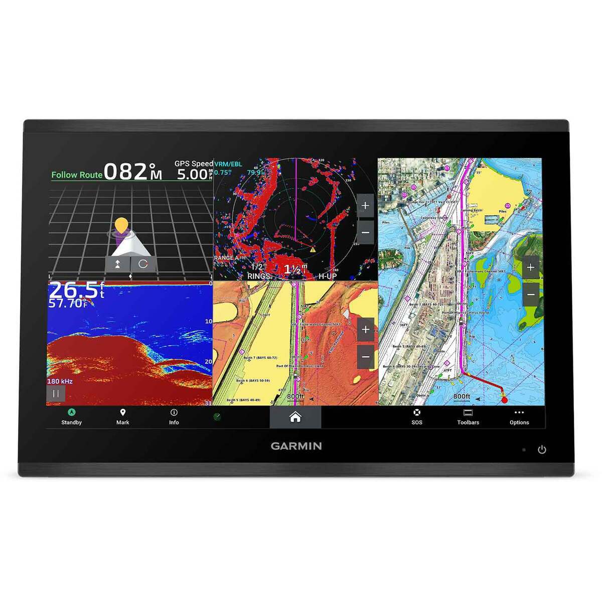Garmin GPSMAP 9219 Premium Chartplotter w/ Garmin Navionics+ Fish ...
