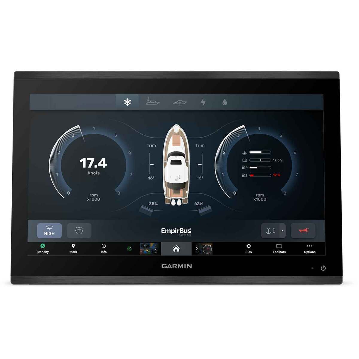 Garmin GPSMAP 9219 Premium Chartplotter w/ Garmin Navionics+ Fish ...