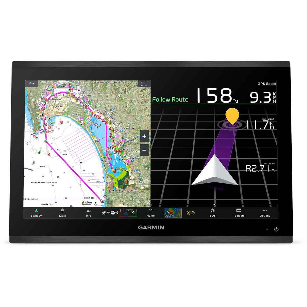 Garmin GPSMAP 9227 Premium Chartplotter w/ Garmin Navionics+ Fish ...