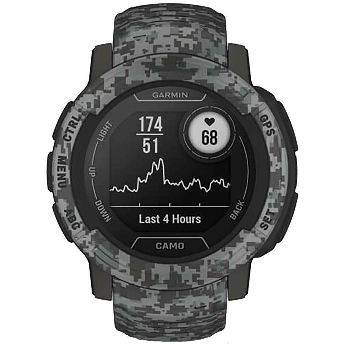 Garmin Instinct 2 Camo Edition GPS Watch - Graphite Camo - Graphite Camo Garmin Instinct 2 Camo Edition GPS Watch - Graphite Camo - Graphite Camo
