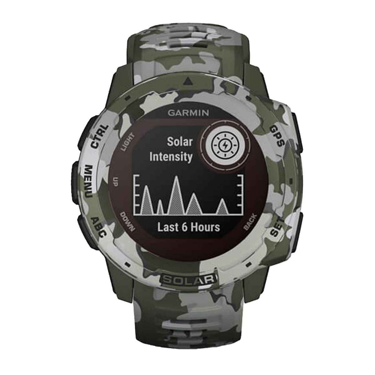 Garmin Instinct Solar GPS Watch - Lichen Camo Garmin Instinct Solar GPS Watch - Lichen Camo