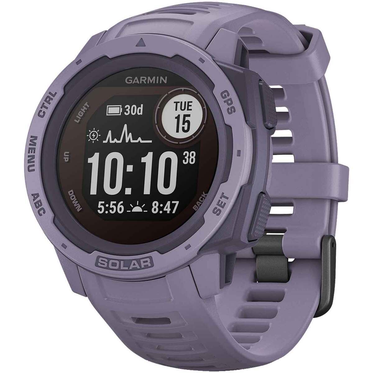 Garmin Instinct Solar GPS Watch - Orchid - Orchid Garmin Instinct Solar GPS Watch - Orchid - Orchid