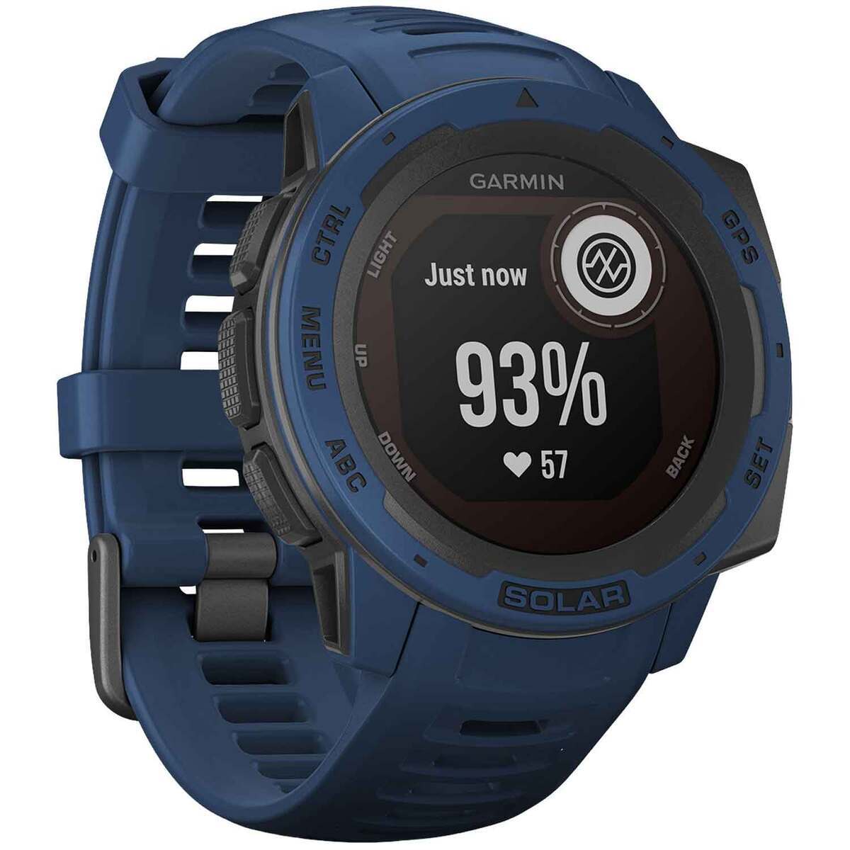 Garmin Instinct Solar GPS Watch - Tidal Blue - Tidal Blue Garmin Instinct Solar GPS Watch - Tidal Blue - Tidal Blue