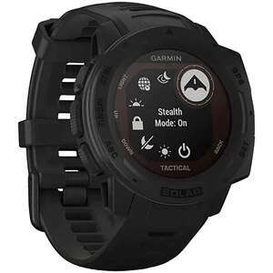 Garmin Instinct Solar Tactical Edition GPS Watch - Black