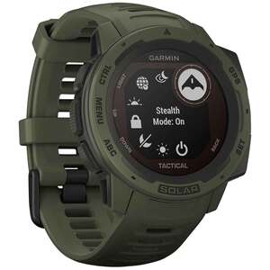 Garmin Instinct Solar Tactical Edition GPS Watch - Moss