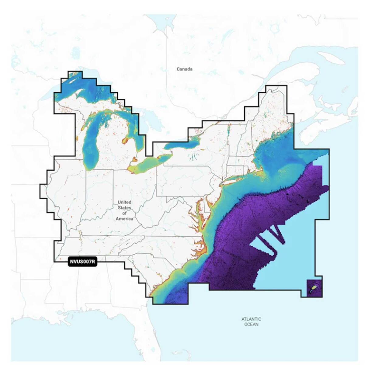 Garmin Navionics Vision+ U.S. East - Lakes, Rivers and Coastal Marine ...