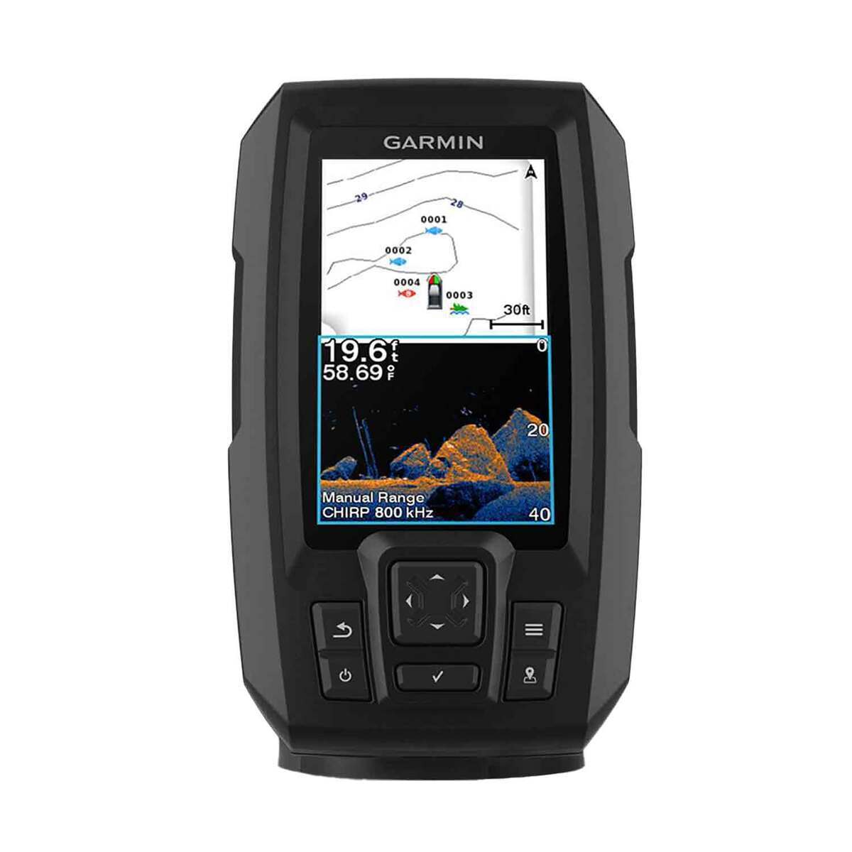 Garmin STRIKER Vivid 4cv Fish Finder with GT20-TM Transducer