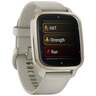 Garmin Venu Sq 2 Music Edition GPS Watch - Cream Gold Bezel with French Gray Case - Cream Gold
