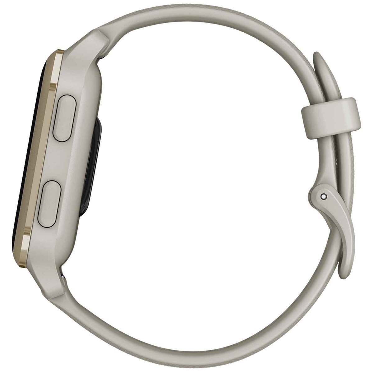 Garmin Venu Sq 2 Music Edition GPS Watch - Cream Gold Bezel with French Gray Case - Cream Gold Garmin Venu Sq 2 Music Edition GPS Watch - Cream Gold Bezel with French Gray Case - Cream Gold