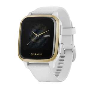 Garmin Venu Sq GPS Watch - White/Light Gold