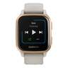 Garmin Venu Sq Music Edition GPS Watch - Light Sand/Rose Gold - Light Sand/Rose Gold