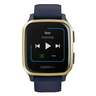 Garmin Venu Sq Music Edition GPS Watch - Navy/Light Gold - Navy/Light Gold