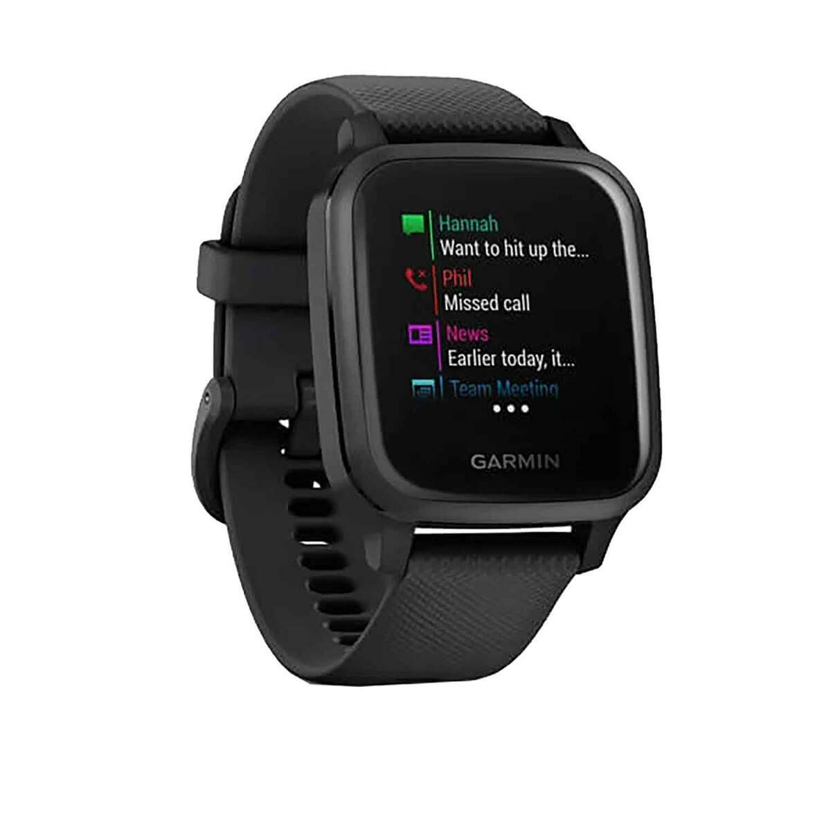 Garmin Venu Sq Music Edition GPS Watch - Slate Aluminum/Black - Slate Aluminum/Black Garmin Venu Sq Music Edition GPS Watch - Slate Aluminum/Black - Slate Aluminum/Black