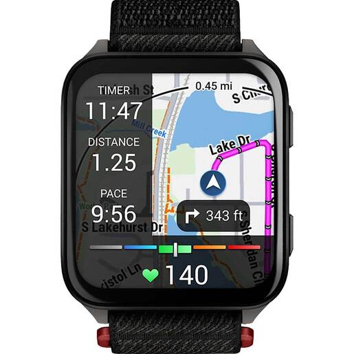Garmin Venu X1 GPS Smartwatch - Titanium/Black 2in
