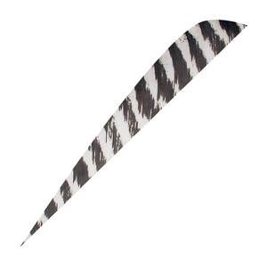 Gateway Feathers Parabolic 4in Barred White Feathers - 50 Pack