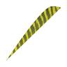 Gateway Feathers Parabolic 4in Barred Yellow Feathers - 50 Pack - Yellow 4in