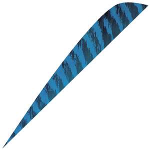 Gateway Feathers Parabolic Barred Blue 4in Feathers - 50 Pack