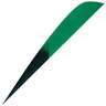 Gateway Feathers Parabolic Kuru Green 4in Feathers - 50 Pack - Green 4in