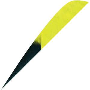 Gateway Feathers Parabolic Kuru Lemon Lime 4in Feathers - 50 Pack