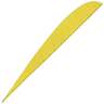Gateway Feathers Parabolic Neon Yellow 4in Left Wing Feathers - 100 Pack - Yellow 4in